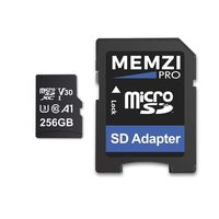 MEMZI PRO 256GB Memory Card Compatible/Works with Samsung Galaxy A90 5G, A70, A60, A50, A40, A30, A20e, A20, A10e, A10s, A10 Cell Phones - 100MB/s U3 A1 V30 Class 10 Micro SDXC with SD Adapter