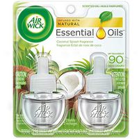 Air Wick Essential Oils Coconut Splash (2X.67) oz (Pack of 4)