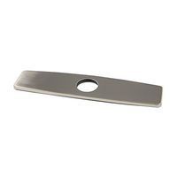 BWE 10" Commercial Kitchen Sink Faucet Hole Cover Deck Plate Escutcheon Brushed Nickel