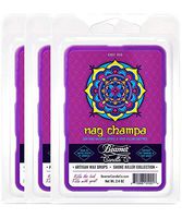 3 Packs of Beamer Candle Co. Smoke Killer Collection Wax Drops, 6-Count Pack - Nag Champa Scent + Beamer Smoke Sticker