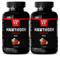 Inflammation Joint - Hawthorn Extract 665MG - Natural Health Support - with GARLC and Cayenne - Premium - Hawthorne Heart - 2 Bottles (240 Capsules)