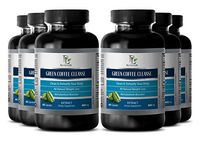 Skin Health Supplements - Green Coffee Cleanse - Green Coffee Power - 6 Bottle 360 Capsules