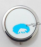 BlackKey Polar Bear 3-Compartment Decorative Pocket Gift Box Case Organizer for Pill, Color 1 -2269