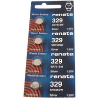 #329 Renata Watch Batteries 4Pcs