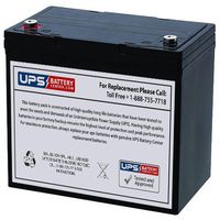 12V 55Ah IT - UPSBatteryCenter Battery for Werker WKA12-55C/FR