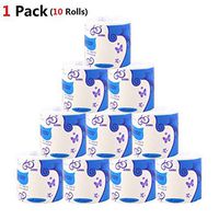 Smooth Soft Professional Series Premium 3-Ply Toilet Paper, Home Kitchen Toilet Tissue Cotton Roll Paper Household Towel Tissue,10 Rolls