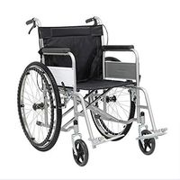 Electric wheelchair Lightweight Transport Chair with Locking Hand Brakes and Folding Foot Pedal for Easy Transfer