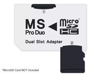 NEON MicroSD to Memory Stick PRO Duo Dual slot adapter (microSD/microSDHC)