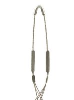 Leviton L8811 Single U Eye, Closed Mesh, Single Weave, Fiber Optic Duty, Support Wire Mesh Grip .370 to .480 Cable Diameter