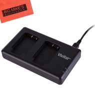 NB-10L Dual Rapid Battery Charger for Canon PowerShot G15, G16, G1X, SX40 HS, SX40HS, SX50 HS, SX60 HS Digital Camera