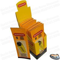 Ronson Flints Display Box (Spark Stones) for Lighters 12/6Pk (72 flints)