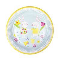 Easter Plates Easter Paper Plates Matching Easter Napkins Available 9 Inch Dinner Plates Hop to It Pk 16