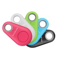 Sunny&Lucky 2pcs Smart Finder Bluetooth Locator Pet Tracker Alarm Wireless Anti-Lost Sensor Remote Selfie Shutter Seeker for Kids Bag Wallet Keys Car Smartphone［Random Color］