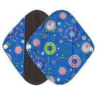 Hot Sale! Mama Cloth for Women,WYTong Ladies 2Pcs Bamboo Cloth Pads/ Washable Menstrual Pad / Reusable Sanitary Pad (Light Blue, S)