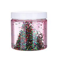 Roysberry Toys - Slime Jumbo Slow Rising Big Red Christmas Sequin Slime Mud, Toddler Toys Cute Stress Relief Toys Ball Soft Kawaii for Adults 3D Puzzle Toys for Kids for Girls