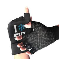 Unisex I Love Ski Copper Arthritis Gloves for Arthritis & Carpal Tunnel Pain Relief