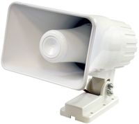 Indoor / Outdoor PA Horn Speaker - 6" Portable PA Speaker with 8 Ohms Impedance & 50 Watts Peak Power - Mounting Bracket & Hardware Included - Pyle PHSP4