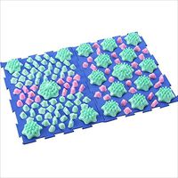 LYQZ Shiatsu Plate Foot Massage Cushion Home Super Painful Toe Pressure Plate Mat 2pcs