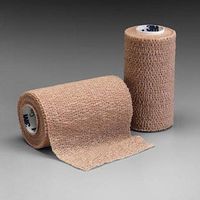 3M Coban Self Adherent Wrap - 3M Coban Wrap - 1" x 5 yds Tan - Pack of 5 - MMM1581_PK