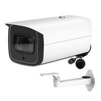 6MP POE IP Camera OEM IPC-HFW4631F-ZSA 2.7-13.5mm Motorized VF Lens H.264/H.265 ONVIF, IR 60m, IK10 with Built in MIC and Micro SD Memory Bullet Network Camera (Bracket Included)