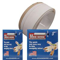 Large EZ HideWire Wire Duct Raceway - 8ft - White