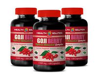 Immune Support Complex - Goji Berry - Natural ANTIOXIDANT Complex - Goji Berry Capsules Weight Loss - 3 Bottles 180 Capsules