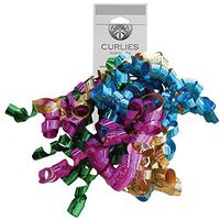 JAM PAPER Curly Gift Bows - Party - 120 Curlies/Bulk Pack