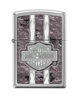 Zippo Harley-Davidson Stripes High Polish Pocket Lighter, Chrome