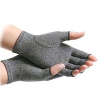 Arthritis Hand Compression Gloves, Fingerless, Breathable Comfortable for Alleviate Rheumatoid Osteoarthritis Joint Pain, Ease Muscle Tension, Relieve Carpal Tunnel Aches for Men Women - Open Finger