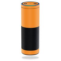 MightySkins Skin Compatible with Amazon Echo/Amazon Echo Plus wrap Cover Sticker Skins Solid Orange