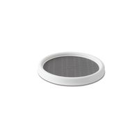 Copco 2555-0191 Non-Skid Pantry Cabinet Lazy Susan Turntable, 9-Inch, White/Gray