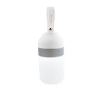 LunaX Portable Bluetooth Speaker with LED Light - White