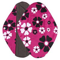 Mama Sanitary Towel Pad, Tuscom Reusable Bamboo Cloth Washable Menstrual Pad (L: 31×7.5CM, Hot Pink)