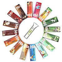 HORNET Flavored Rolling Papers with Glass Filter, 800 PCS Unbleached and Raw Cigarette Papers, 16 Soft Drinks Flavors (1 1/4 Size)