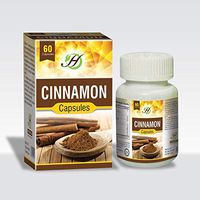 Cinnamon Herbal Capsules Bottle of 60 Capsules