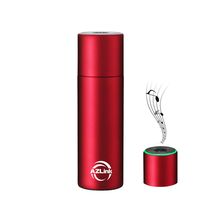 AZLink 2-in-1 Music Water Cup with Wireless Speaker, Stainless Steel Sports Water Bottle, Travel Cup, Coffee Mug with Temperature Sensing, TF Card Reader - Red