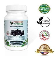 Natural Astaxanthin 4mg Veg Softgel Caps (60 Counts)