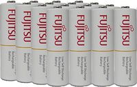 16 Fujitsu AA rechargeable NiMH batteries 1.2V 1900mAh Ready-to-use Made in Japan