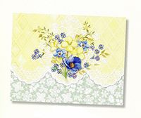 Carol's Rose Garden Sunny Bouquet Portfolio Blank 10 Card Set