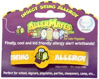 AllerMates Wrist Band Bizzzy Insect Sting Allergy