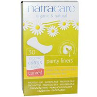 Natracare Organic & Natural Curved Panty Liners 30 ea (Pack of 5)