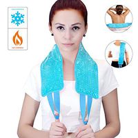 ice Packs for Injuries, Hot/Cold Therapy for Neck Shoulder Back Knee,Reusable Gel Beads ice Pack with Soft Plush Pain Relief for Injuries,Swelling, Aches, Bruises & Sprains