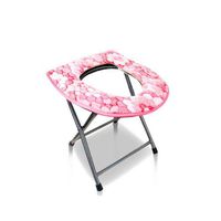 JILK-SJDF Wang-Commode Chair for The Elderly Metal Collapsible Household Move The Toilet Stool