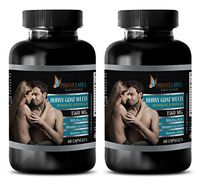 Brain Booster - EPIMEDIUM 1560MG - Horny Goat Weed - Advanced Formula - Horny Goat Weed Ginseng - 2 Bottles (120 Capsules)