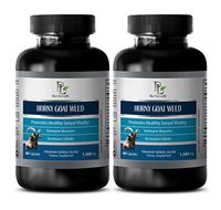 Testosterone Booster for Women - Horny Goat Weed 1560mg - Premium Herbal Blend - Horny Goat Weed Sample - 2 Bottles (120 Capsules)