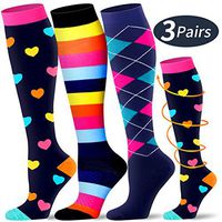 Compression Socks - Compression Sock Women & Men - Best Running, Athletic Sports, Crossfit, Flight Travel