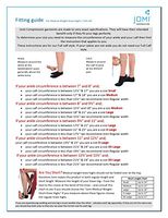 Jomi Compression, Unisex, Knee High Stockings Collection, 20-30mmHg Surgical Weight Open Toe, Full Wide Calf 221 (XX-Large, Black)