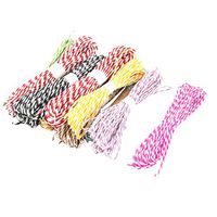 uxcell Paper Festival Gift Box Packing Cord String Rope 11 Yards 12pcs Assorted Color