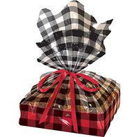 Buffalo Plaid Treat Trays 2ct