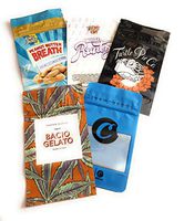 7gram Combo Pack with 5 Styles - Heat Seal/Smell Proof/Storage Bags/Resealable Zipper Bag/Sherbinskis Bacio Gelato/Peanut Butter Breath/White RuntZ/Cookies/and Turtle Pie (5)